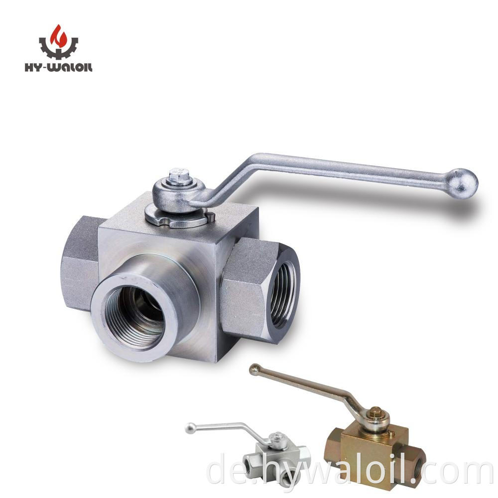 Full Port Three Way Ball Valve